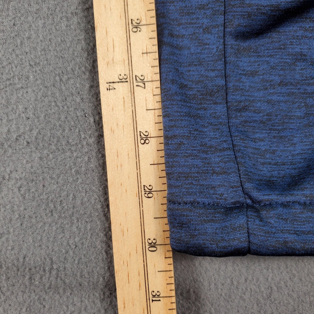 AND1 Mens Blue‎ Space Dye Performance Joggers XL Fleece Line Bungee Hem flaw - Picture 6 of 10